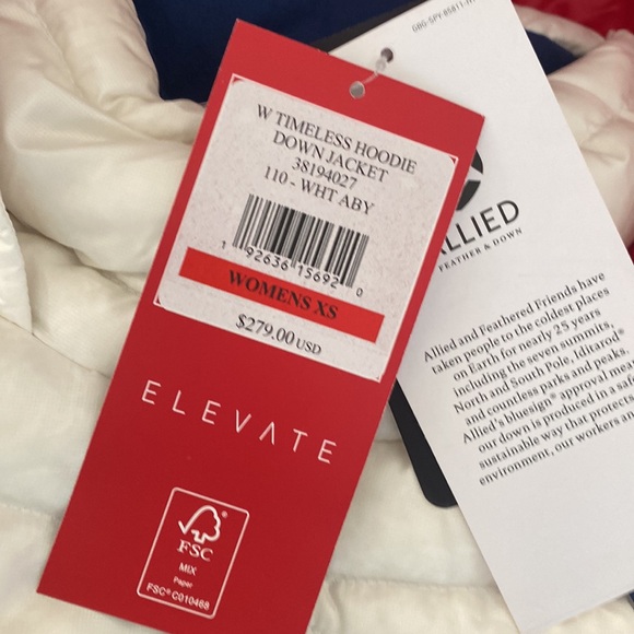 SYPDER SKI SNOWBOARD TIMELESS HOODIE DOWN JACKET $279 - Picture 5 of 6